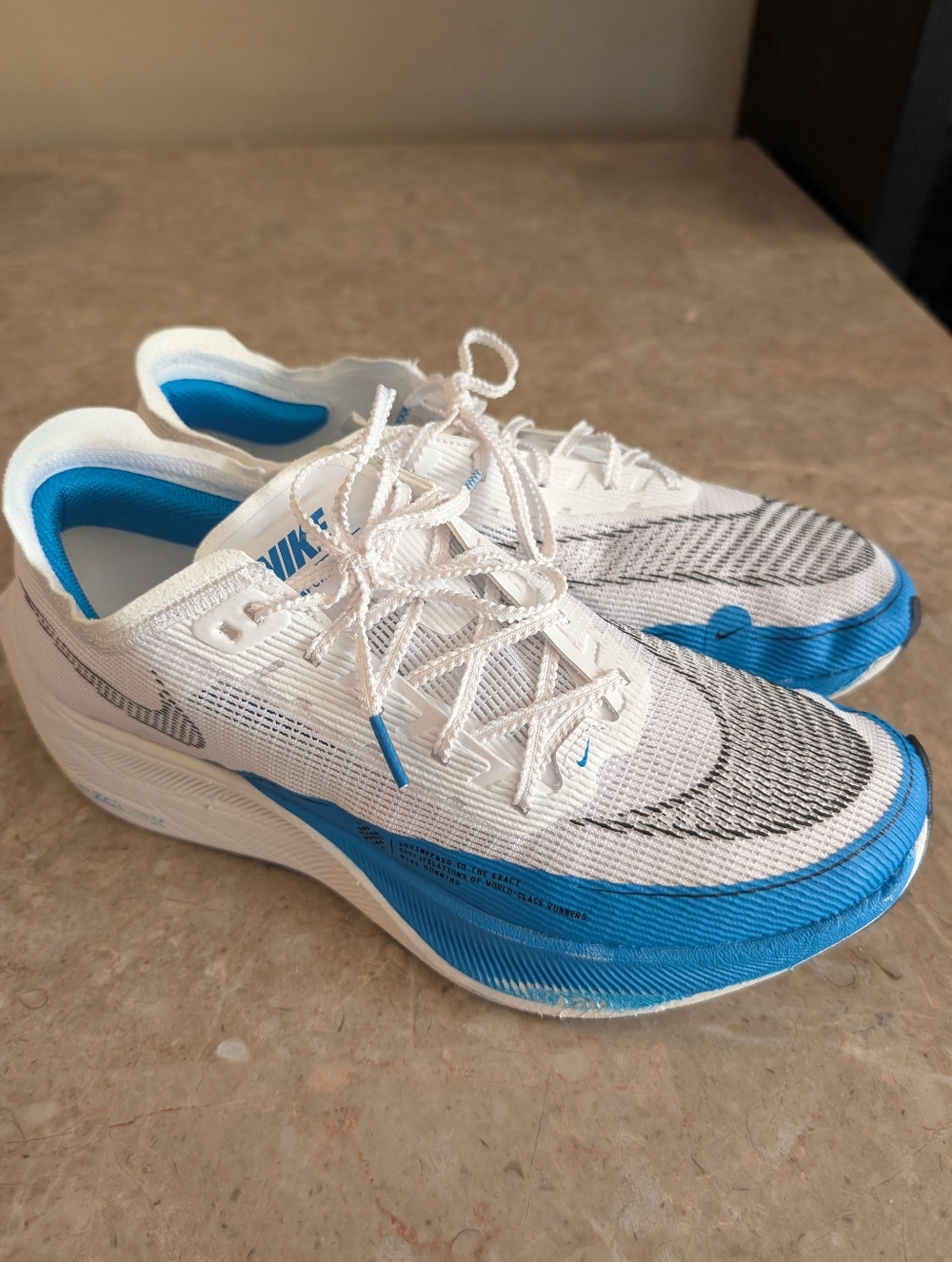 Nike Zoom X Vaporfly Next 2 White Photo Blue (2021#CU4111-102 Men Size 10 No Box